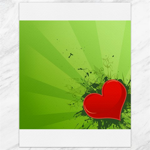 Red Heart Art Canvas 12  x 16  from ArtsNow.com 11.86 x15.41  Canvas - 1