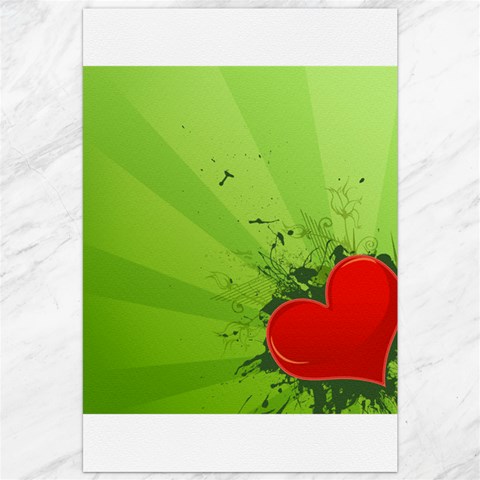 Red Heart Art Canvas 20  x 30  from ArtsNow.com 19.62 x28.9  Canvas - 1