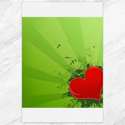 Red Heart Art Canvas 24  x 36  from ArtsNow.com 23.35 x34.74  Canvas - 1