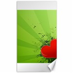 Red Heart Art Canvas 40  x 72 