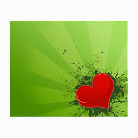 Red Heart Art Small Glasses Cloth (2 Sides) from ArtsNow.com Back