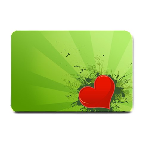 Red Heart Art Small Doormat from ArtsNow.com 24 x16  Door Mat