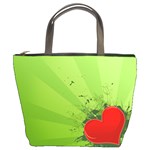 Red Heart Art Bucket Bag