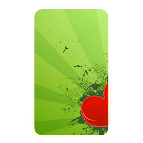 Red Heart Art Memory Card Reader (Rectangular) from ArtsNow.com Front