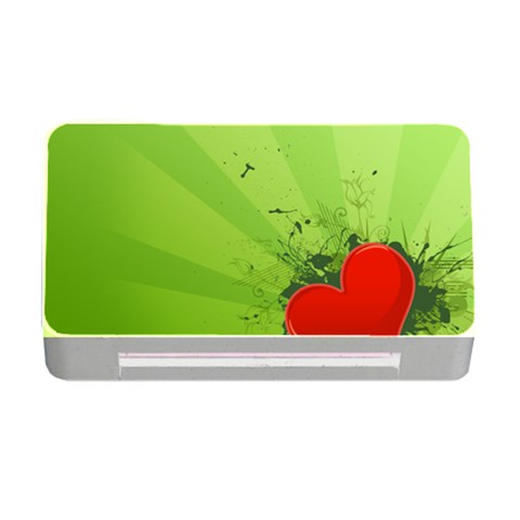 Red Heart Art Memory Card Reader with CF from ArtsNow.com Front