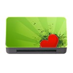 Red Heart Art Memory Card Reader with CF