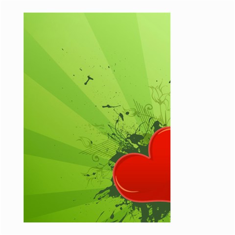 Red Heart Art Large Garden Flag (Two Sides) from ArtsNow.com Front