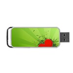 Red Heart Art Portable USB Flash (One Side)