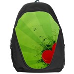 Red Heart Art Backpack Bag