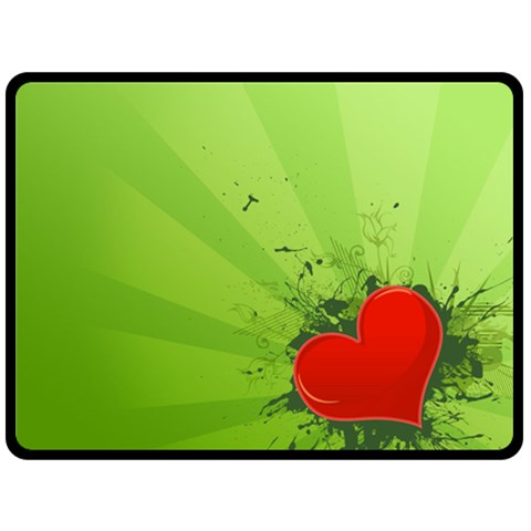 Red Heart Art Double Sided Fleece Blanket (Large) from ArtsNow.com 80 x60  Blanket Front