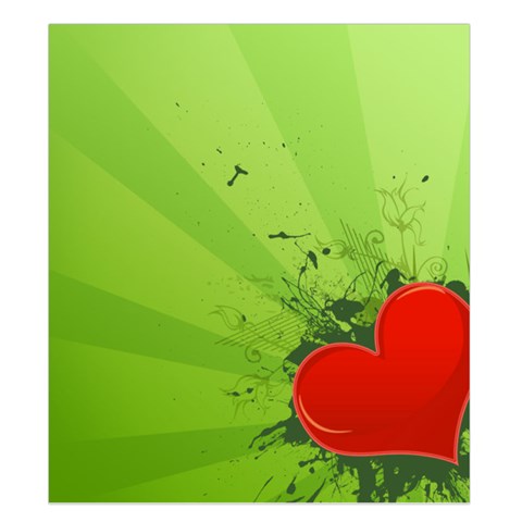 Red Heart Art Duvet Cover (King Size) from ArtsNow.com Duvet Quilt