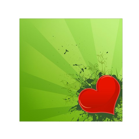 Red Heart Art Small Satin Scarf (Square) from ArtsNow.com Front