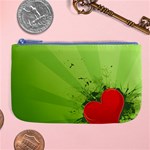 Red Heart Art Large Coin Purse