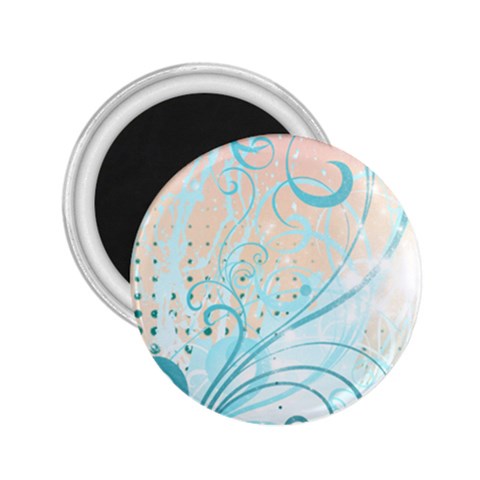 Pink Blue Pattern 2.25  Magnet from ArtsNow.com Front
