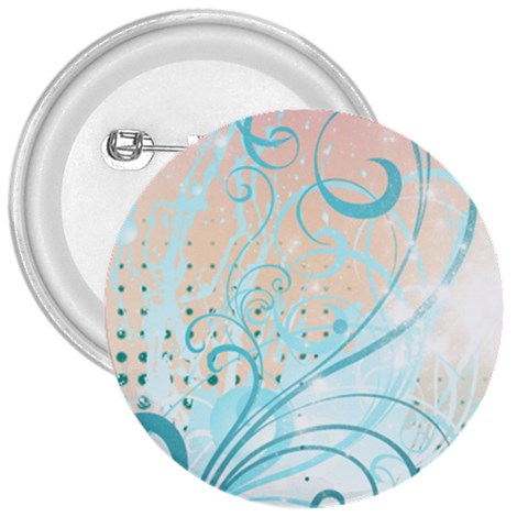 Pink Blue Pattern 3  Button from ArtsNow.com Front