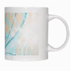 Pink Blue Pattern White Mug from ArtsNow.com Right