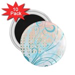 Pink Blue Pattern 2.25  Magnet (10 pack)