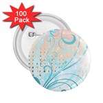 Pink Blue Pattern 2.25  Button (100 pack)