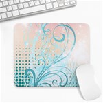 Pink Blue Pattern Large Mousepad