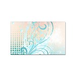 Pink Blue Pattern Sticker Rectangular (100 pack)