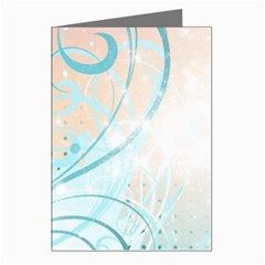 Pink Blue Pattern Greeting Cards (Pkg of 8) from ArtsNow.com Left