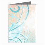 Pink Blue Pattern Greeting Cards (Pkg of 8)