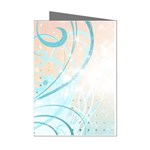 Pink Blue Pattern Mini Greeting Cards (Pkg of 8)