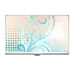 Pink Blue Pattern Business Card Holder