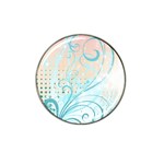 Pink Blue Pattern Hat Clip Ball Marker (10 pack)