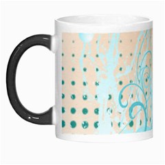 Pink Blue Pattern Morph Mug from ArtsNow.com Left