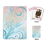 Pink Blue Pattern Playing Cards Single Design