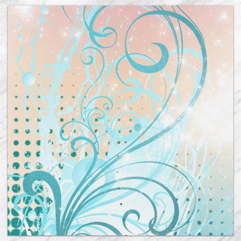 Pink Blue Pattern Canvas 12  x 12  from ArtsNow.com 11.4 x11.56  Canvas - 1