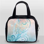 Pink Blue Pattern Classic Handbag (Two Sides)