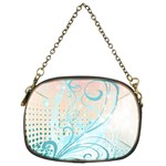 Pink Blue Pattern Chain Purse (Two Sides)