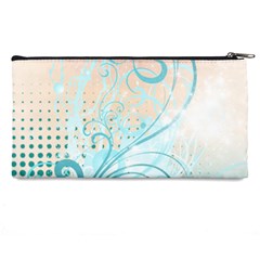 Pink Blue Pattern Pencil Case from ArtsNow.com Back