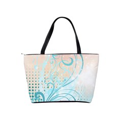 Pink Blue Pattern Classic Shoulder Handbag from ArtsNow.com Back