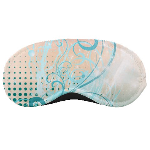 Pink Blue Pattern Sleeping Mask from ArtsNow.com Front