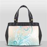 Pink Blue Pattern Oversize Office Handbag