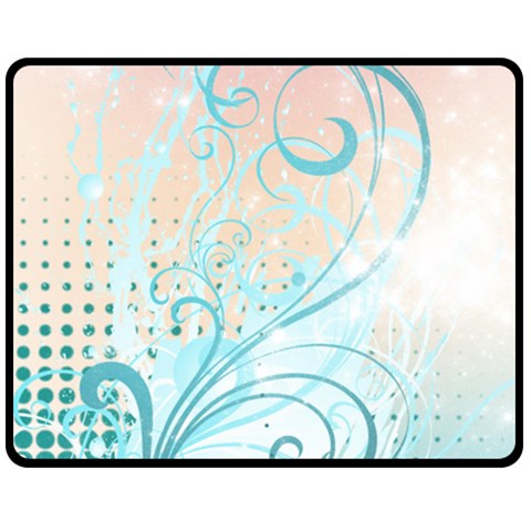 Pink Blue Pattern Fleece Blanket (Medium) from ArtsNow.com 60 x50  Blanket Front