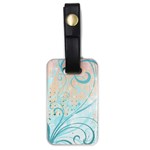 Pink Blue Pattern Luggage Tag (one side)