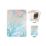 Pink Blue Pattern Playing Cards (Mini)