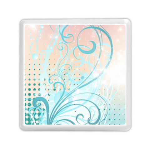 Pink Blue Pattern Memory Card Reader (Square) from ArtsNow.com Front