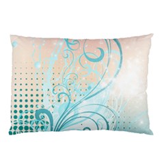 Pink Blue Pattern Pillow Case (Two Sides) from ArtsNow.com Front