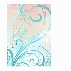 Pink Blue Pattern Large Garden Flag (Two Sides) from ArtsNow.com Front