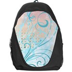 Pink Blue Pattern Backpack Bag