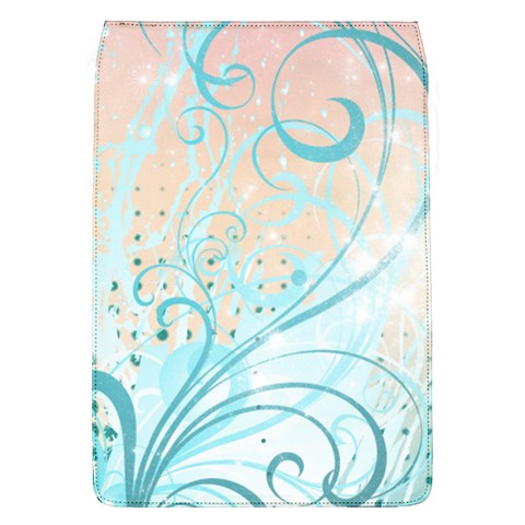 Pink Blue Pattern Removable Flap Cover (L) from ArtsNow.com Front