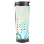 Pink Blue Pattern Travel Tumbler