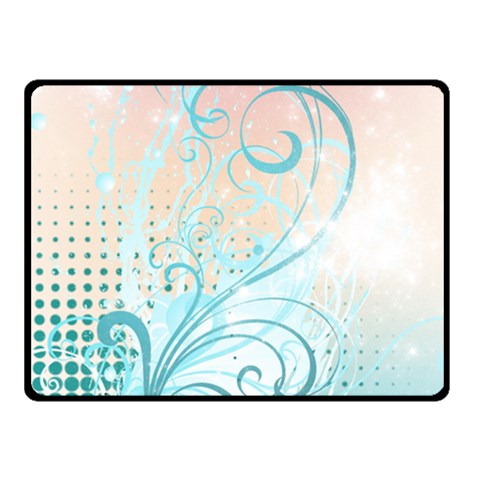 Pink Blue Pattern Double Sided Fleece Blanket (Small) from ArtsNow.com 45 x34  Blanket Front
