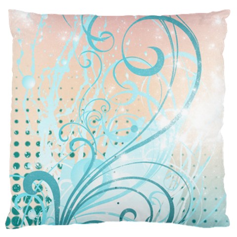 Pink Blue Pattern Standard Flano Cushion Case (One Side) from ArtsNow.com Front