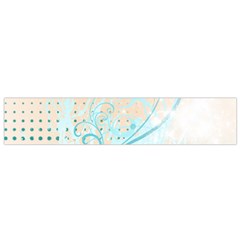 Pink Blue Pattern Small Flano Scarf from ArtsNow.com Back
